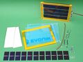Bild: Grossansicht Solar Ladegerät für 3 Akkuzellen und 5 Volt 