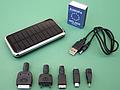 Bild: Grossansicht Solar Ladegerät 5 Volt USB, 3500 mAh